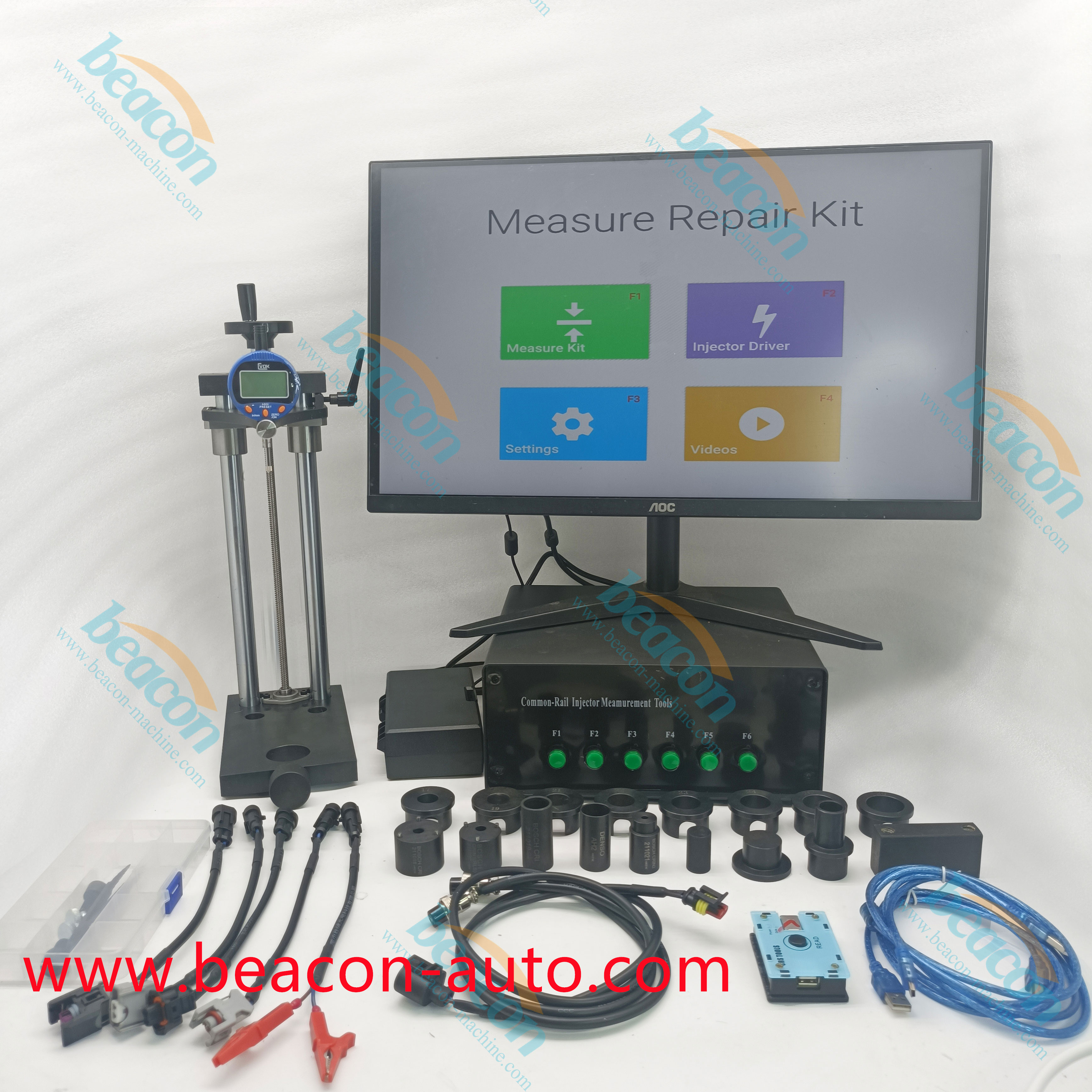 Herramientas de reparación de la carrera del inyector Common Rail CRR920C