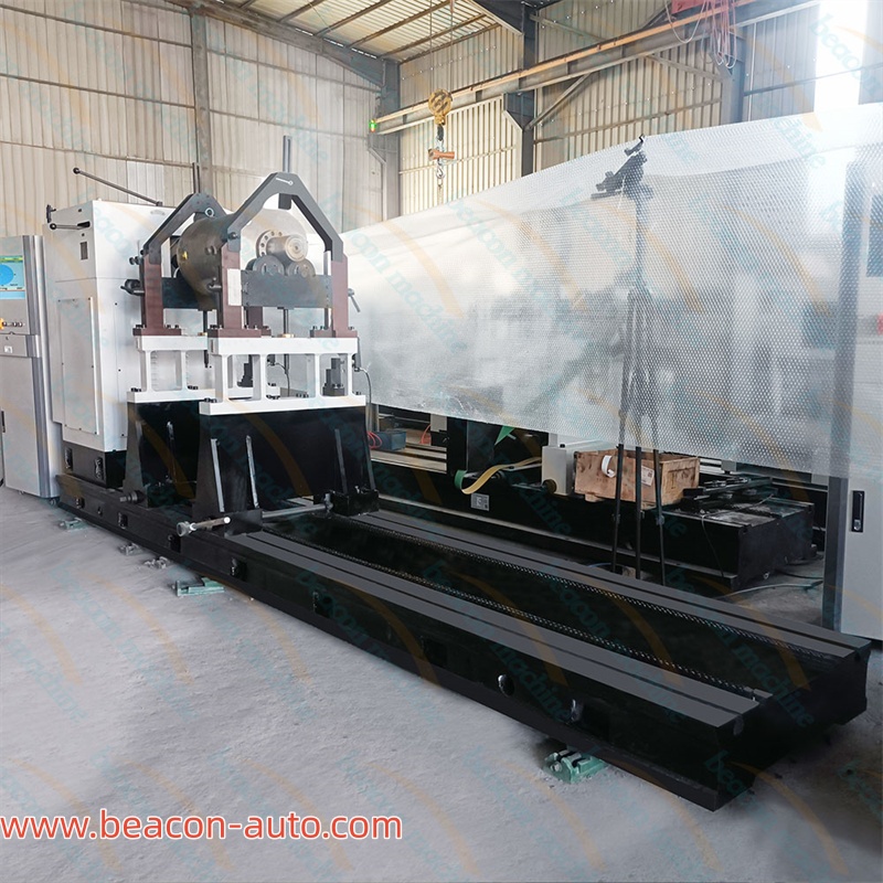 Equipo de equilibrio de alta velocidad YYW-8000A Equilibradora de rodillos de rotor dinámico de 8 toneladas