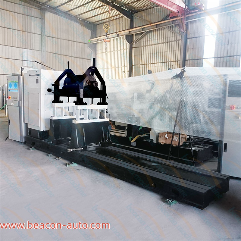 Máquina de equilibrio dinámico del cigüeñal del motor marino con accionamiento de junta universal YYW-8000A