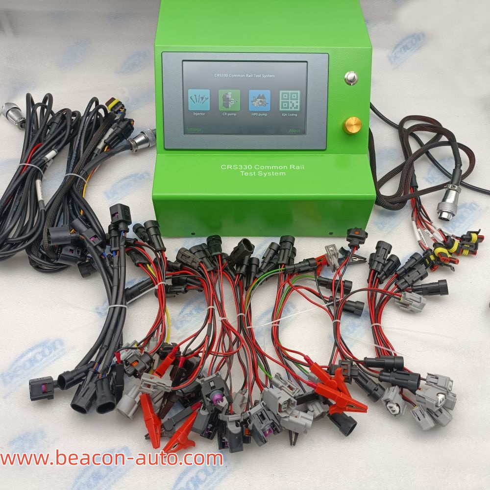 Sistema de prueba y simulador de codificación QR para inyectores Common Rail CRS330 y bombas diésel HP0