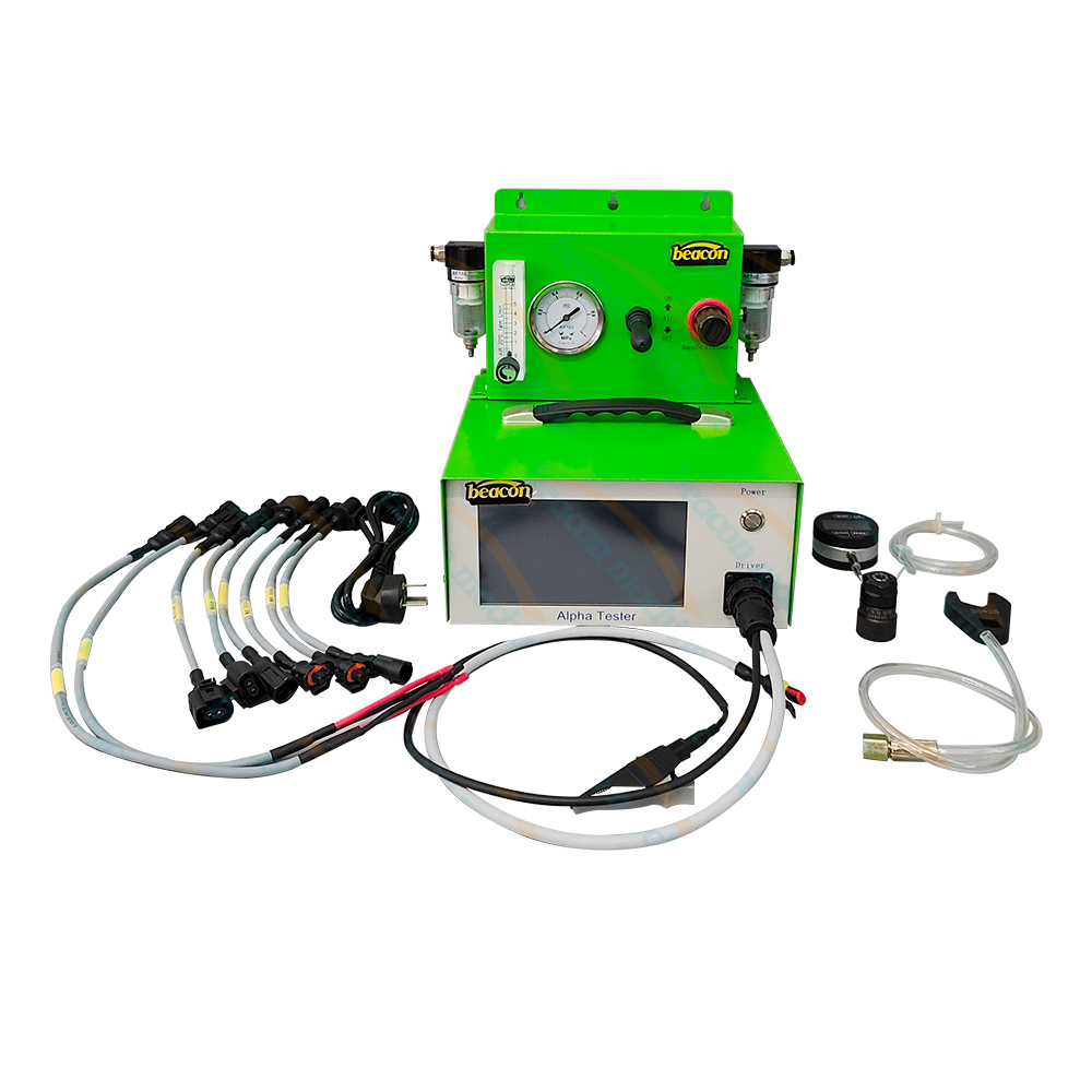 Probador de inyectores piezoeléctricos Siemens VDO CRI350, comprobador de caudal de aire residual y presión de pulso