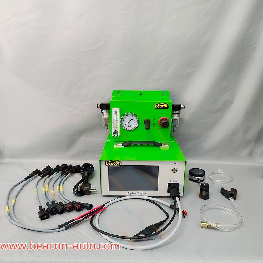 Probador de inyectores piezoeléctricos Siemens VDO CRI350, comprobador de caudal de aire residual y presión de pulso