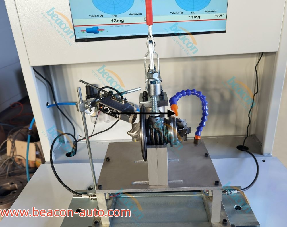 Equilibradora de rotor de turbocompresor accionada por gas YYQ-10A