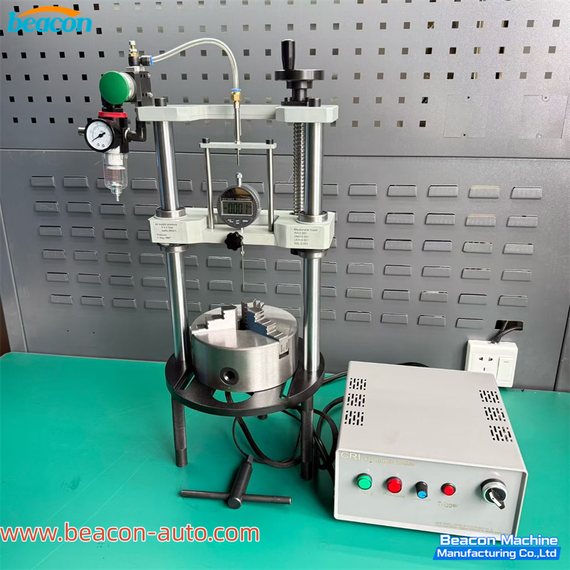 Banco de medición del recorrido del inyector