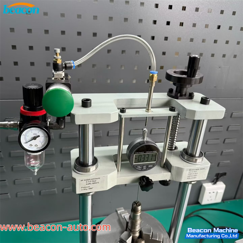 Banco de medición del recorrido del inyector