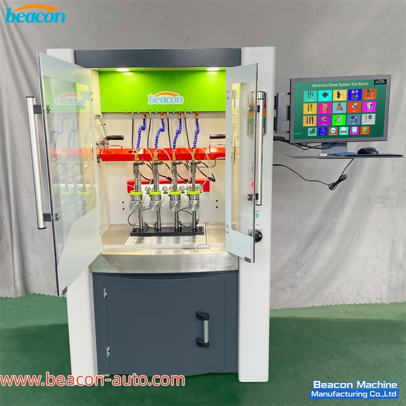 Banco de pruebas de inyectores diésel Common Rail BC800 PRO para probar 4 inyectores simultáneamente