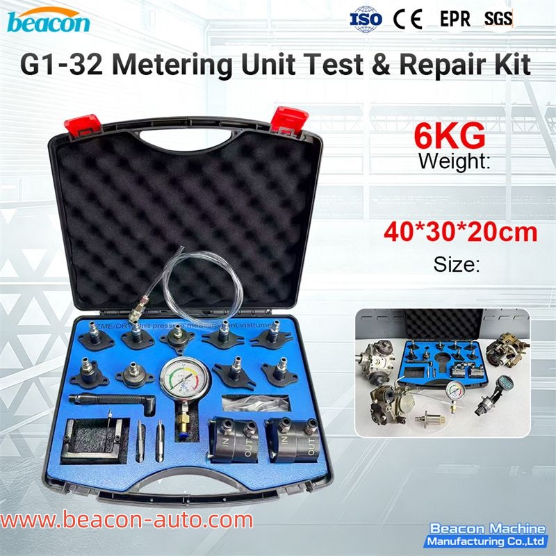 Herramientas de reparación y prueba de la unidad de dosificación de la bomba de aceite G1-32