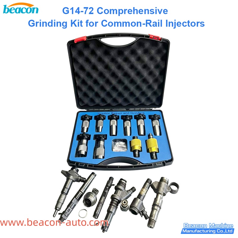 G14-72 Herramientas completas para rectificado de inyectores Common Rail