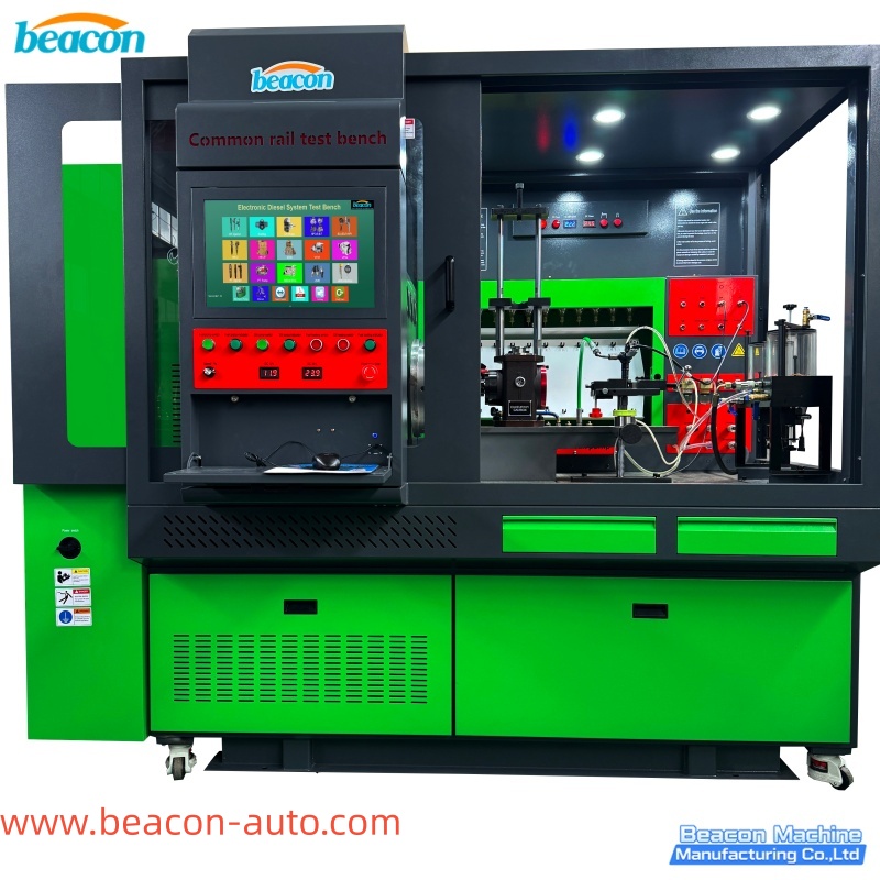 Banco de pruebas multifuncional CR919 PLUS para sistemas diésel Common Rail, de alta precisión, compatible con 220 V/380 V y con garantía de 2 años.