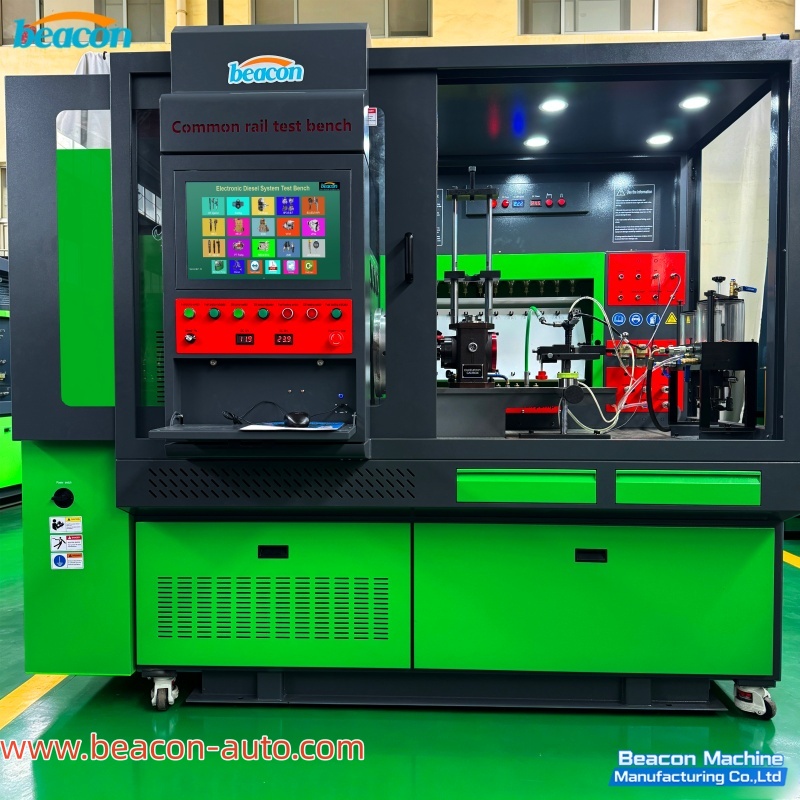 Banco de pruebas multifuncional CR919 PLUS para sistemas diésel Common Rail, de alta precisión, compatible con 220 V/380 V y con garantía de 2 años.