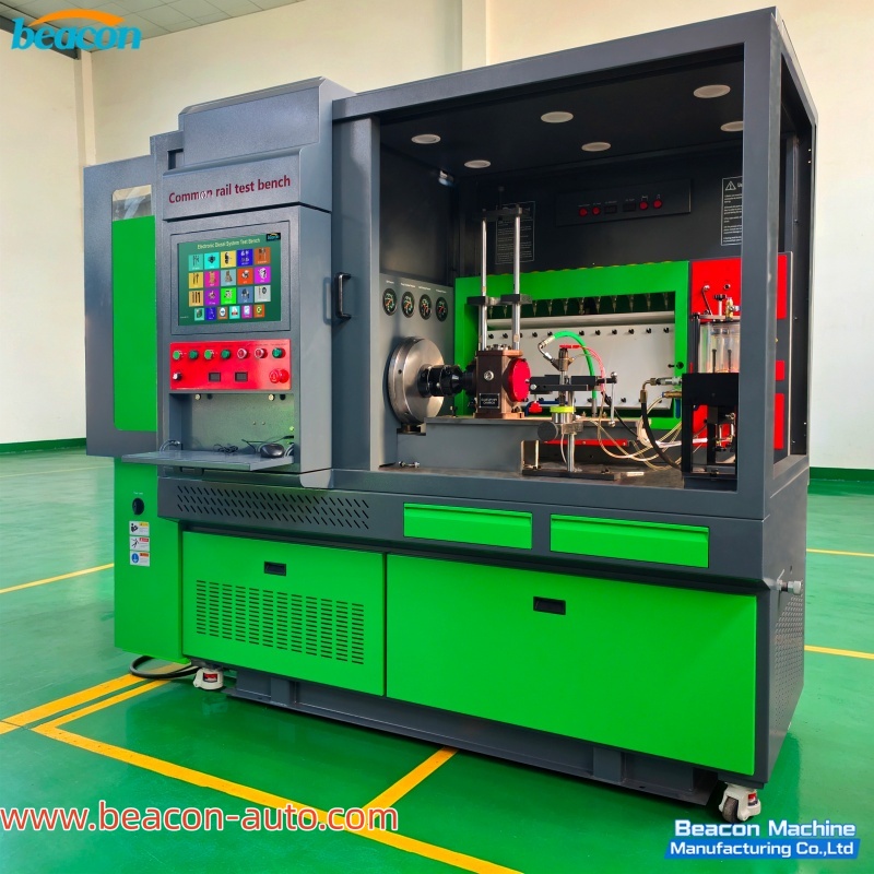 Banco de pruebas multifuncional CR919 PLUS para sistemas diésel Common Rail, de alta precisión, compatible con 220 V/380 V y con garantía de 2 años.