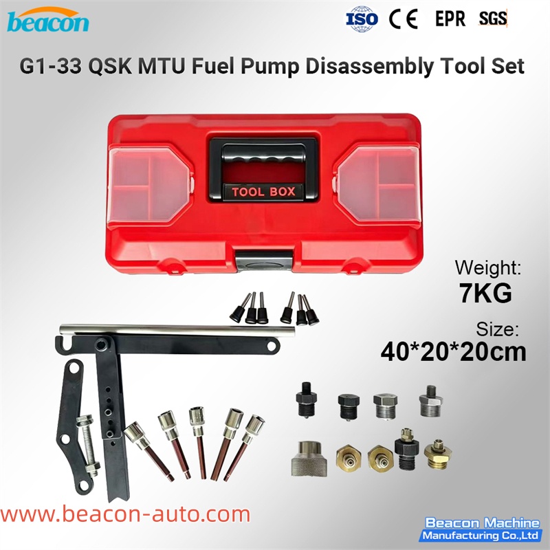Herramienta de desmontaje de bomba de combustible  Cummins QSK MTU