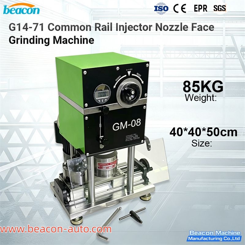 Máquina rectificadora de la cara de la tobera de inyectores Common Rail 