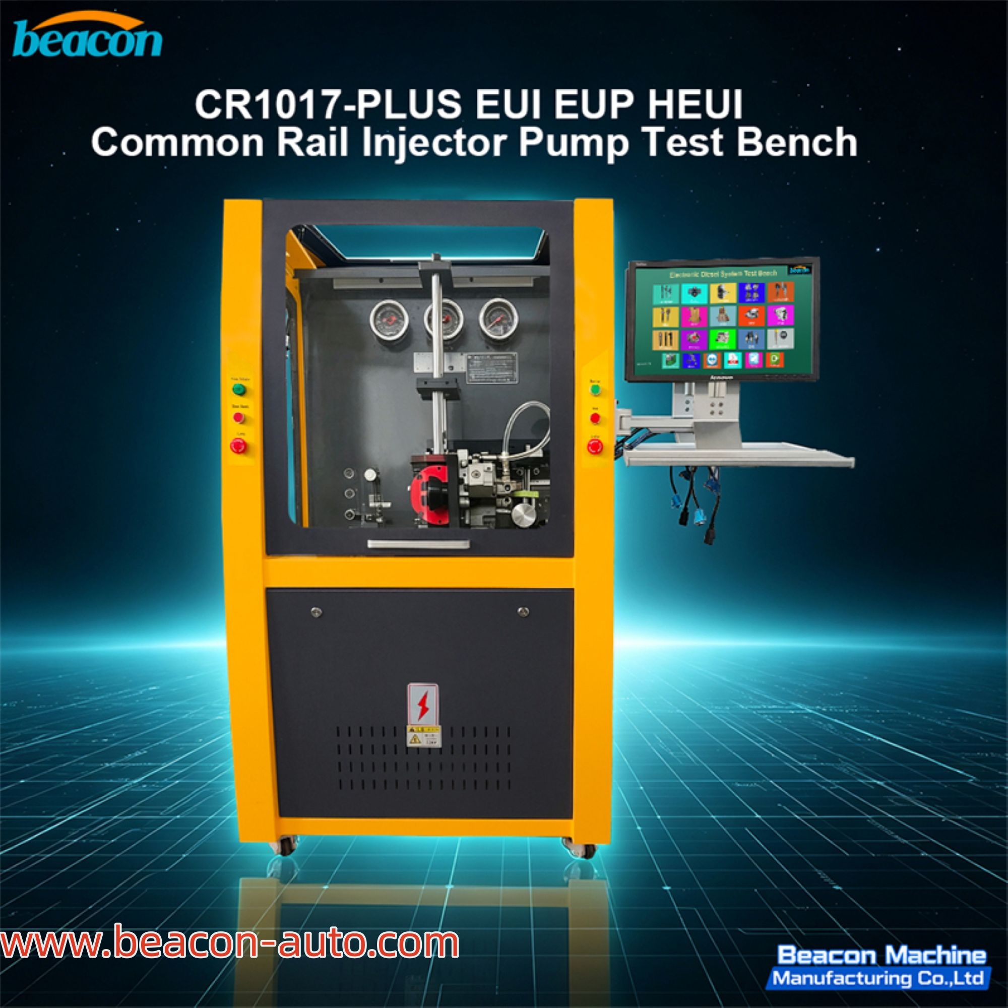 Banco de pruebas para bomba de inyección common rail CR1017 PLUS 