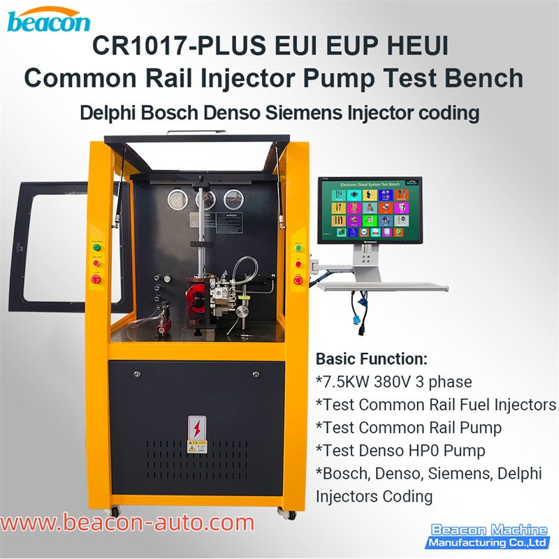 Banco de pruebas para bomba de inyección common rail CR1017  