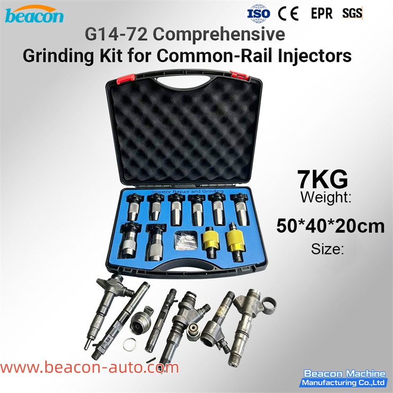  Herramientas completas para rectificado de inyectores Common Rail