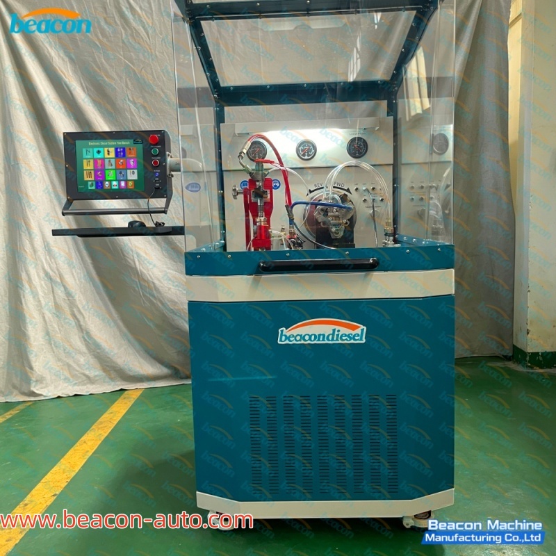 Equipo multifuncional de prueba para bombas e inyectores diésel Common Rail BC810, con función de prueba Cambox para sistemas HEUI y UI/EUP. Equipo multifuncional de prueba para bombas e inyectores diésel Common Rail BC810, con función de prueba Cambox para sistemas HEUI y UI/EUP.
