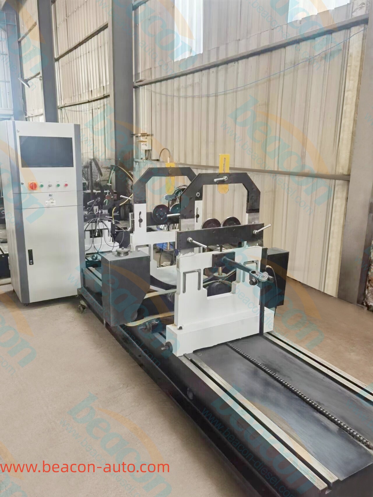 Equilibradora dinámica de rotor de generador con transmisión por correa YYQ-1000A