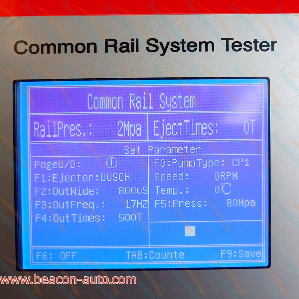 Piezas de control del probador de inyectores Common Rail de alta presión EPS100