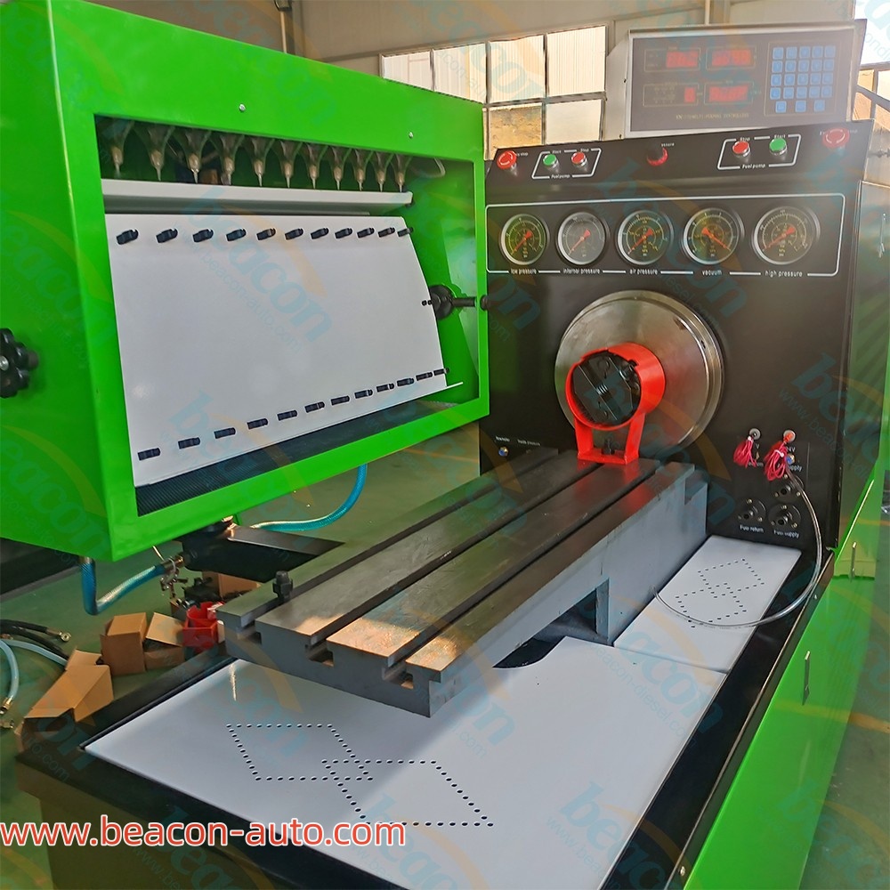 Área de trabajo del banco de pruebas de bomba de inyección diésel 12PSB-H