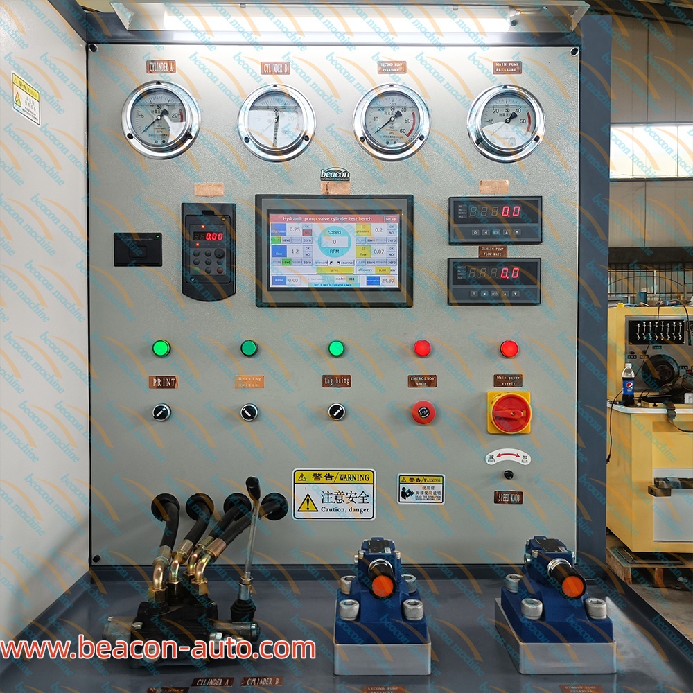 Piezas de control del banco de pruebas de bomba hidráulica HP-A