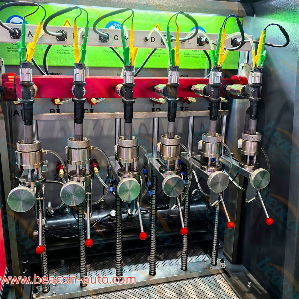 Banco de pruebas de inyectores Common Rail CR718D para probar 6 inyectores Banco de pruebas de inyectores Common Rail CR718D para probar 6 inyectores