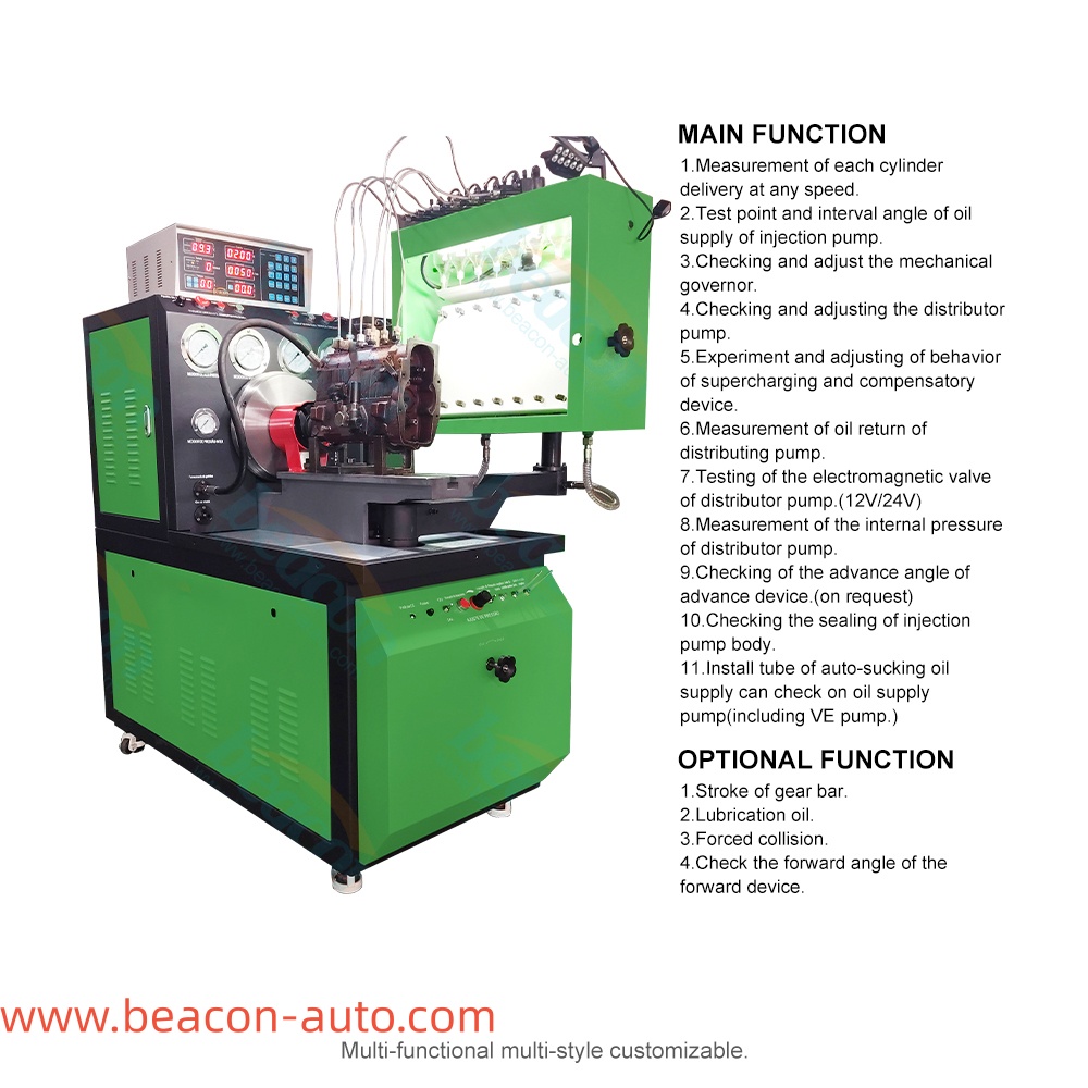 Banco de pruebas para la calibración de bombas diésel MINI12PSB-X